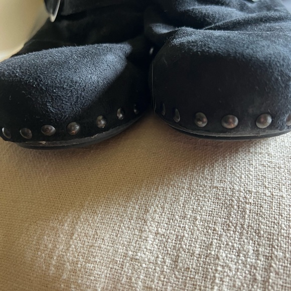 DANSKO NADINE CLOGS BLACK SUEDE SIZE 39 - Picture 6 of 12